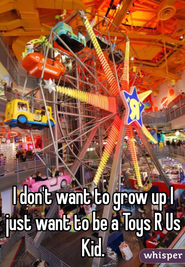 i want to be a toys r us kid