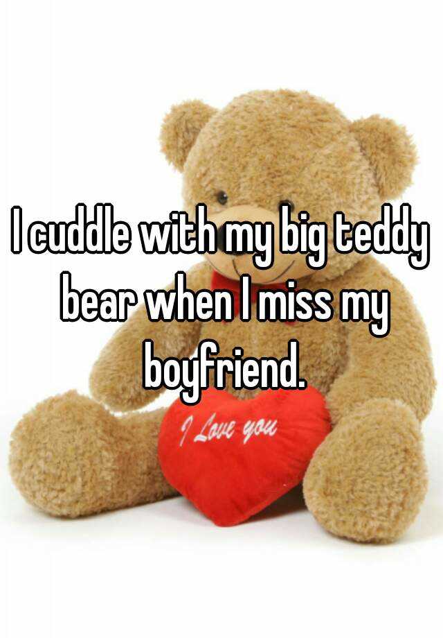 my big teddy bear