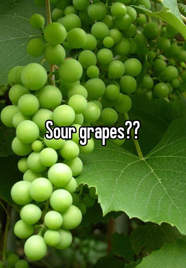 sour-grapes