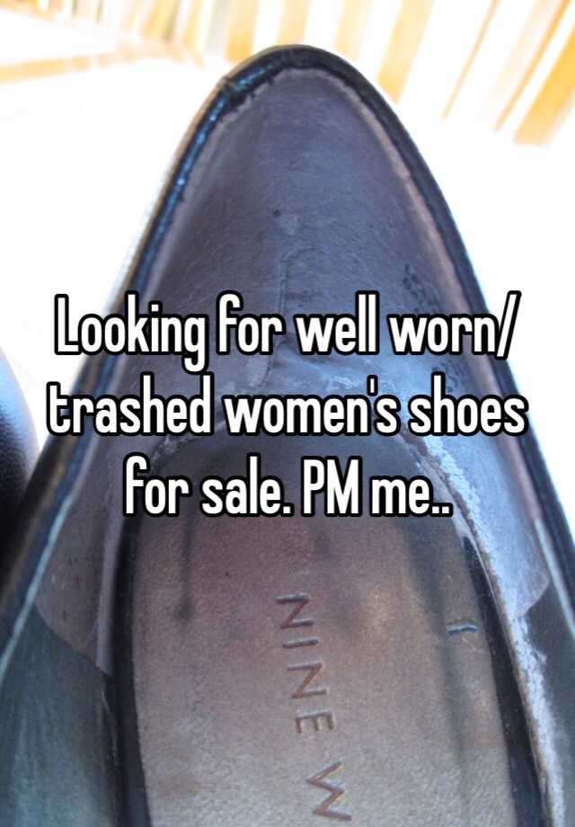 well worn womens shoes for sale