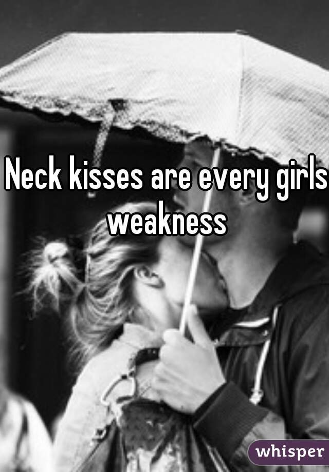 Neck kiss girl