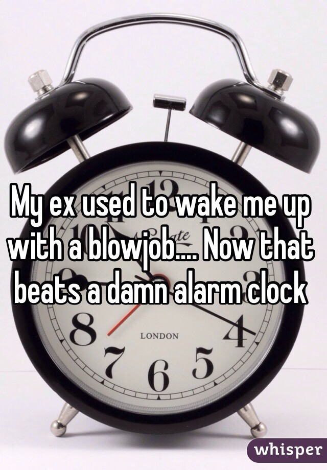 Clock blowjob alarm 