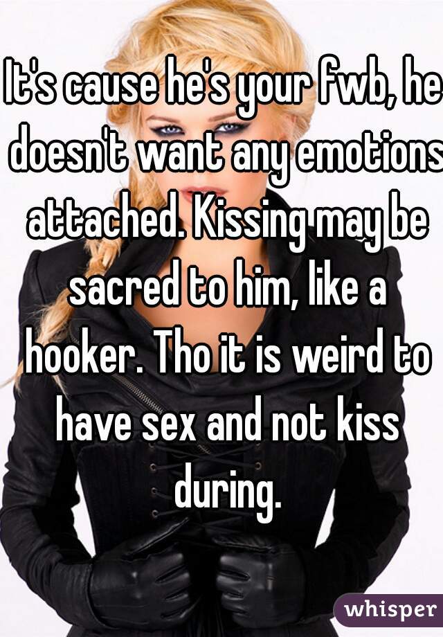 Image result for not kissing during sex
