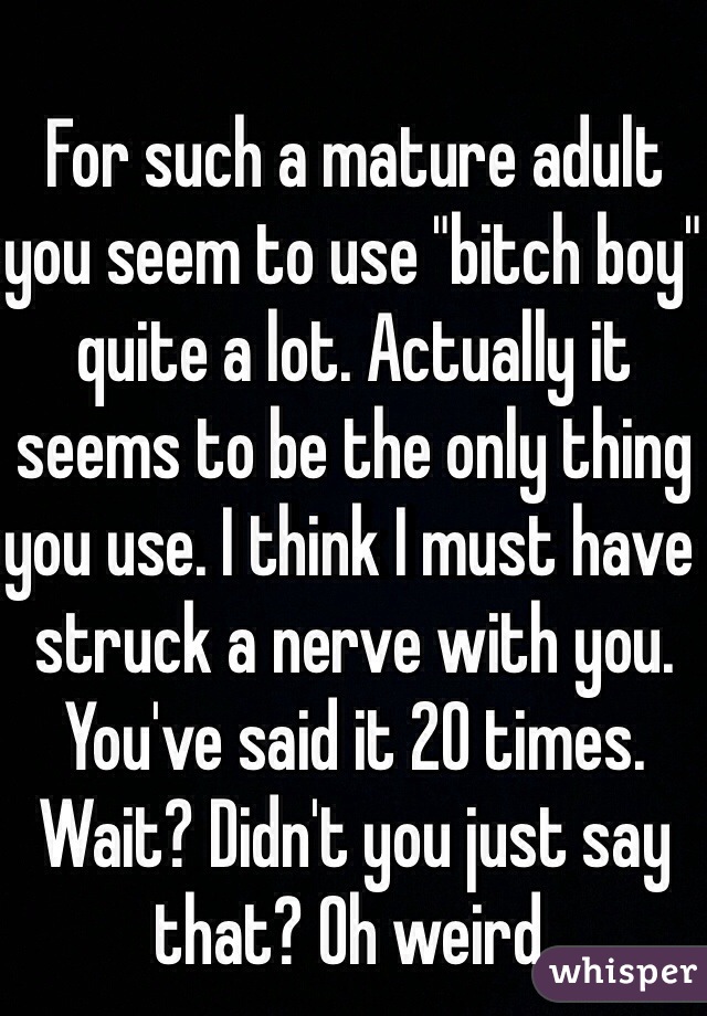 Mature bitch