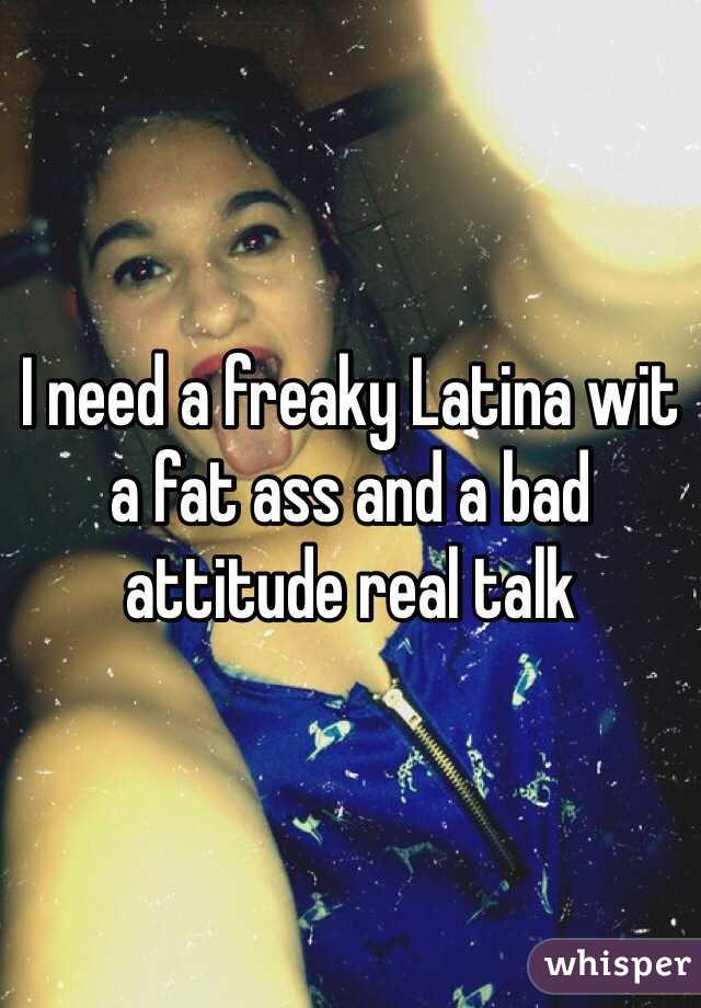 Latina with a fat ass
