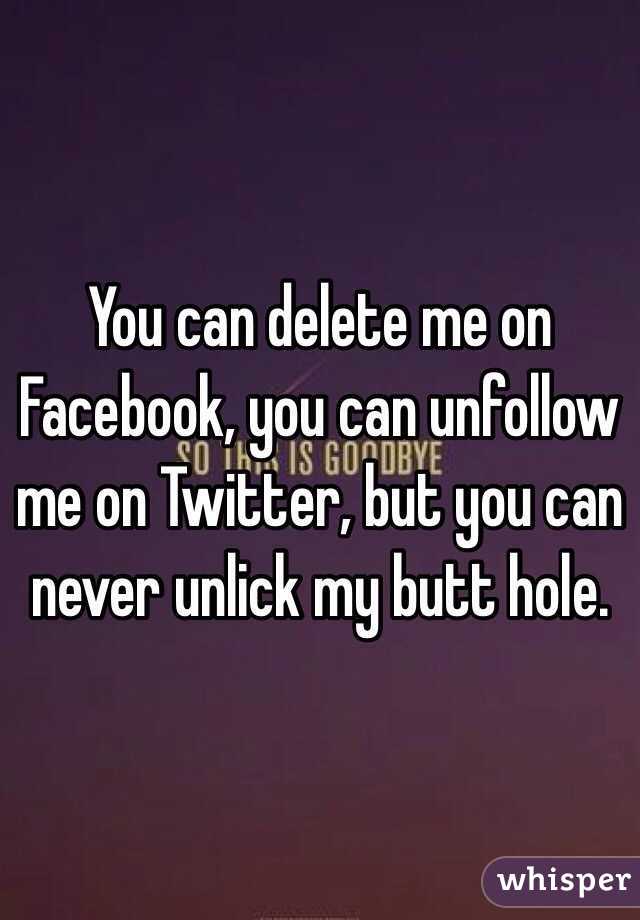 Me facebook unfollow How To