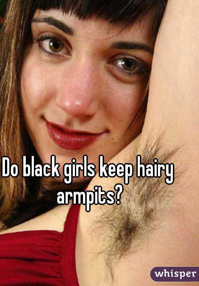 Girls hairy black Woman shocks