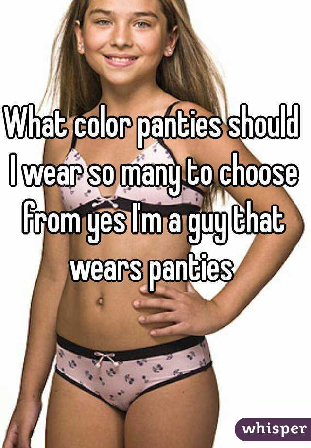 What Panties Should I Wear 40