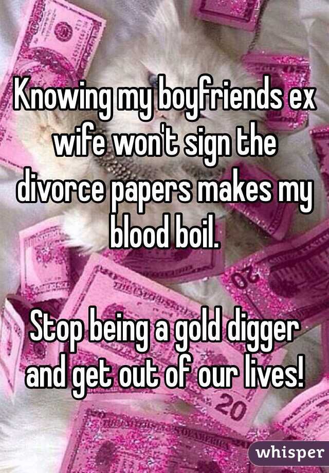 Gold digger divorce