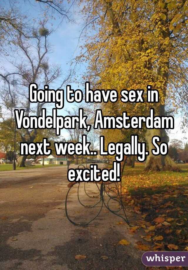 Sex vondelpark Public Sex