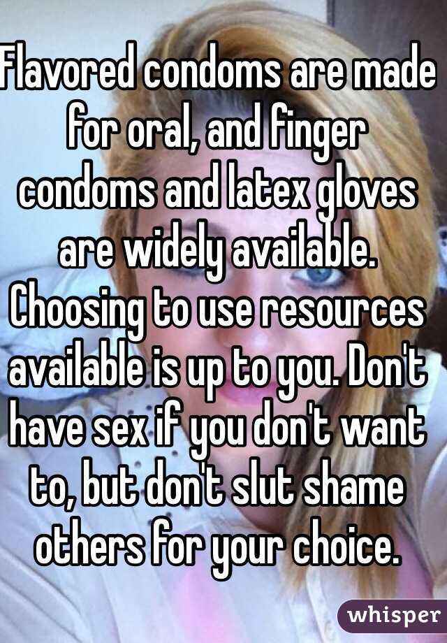 flavored latex gloves