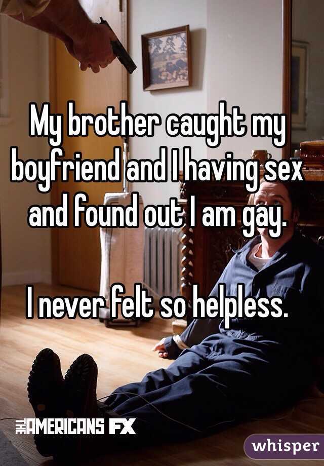 getting caught gay fucking