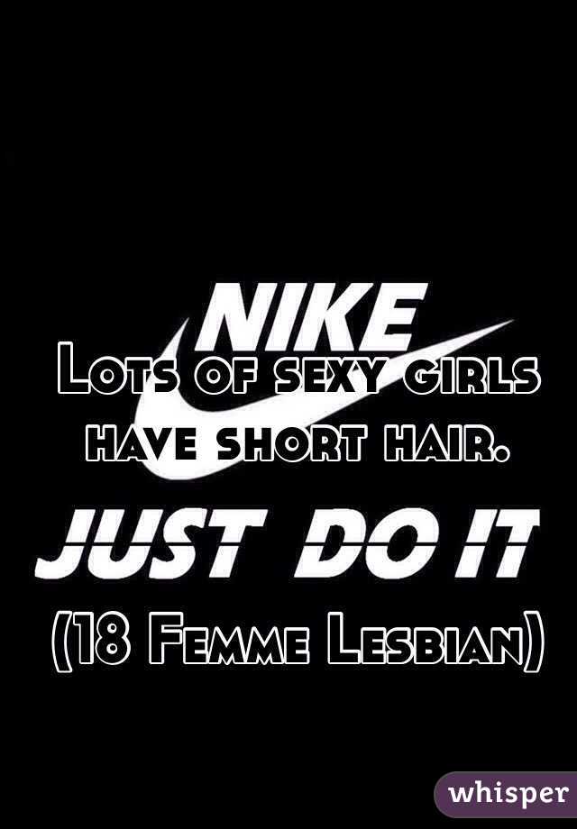 Lots Of Sexy Girls Have Short Hair 18 Femme Lesbian