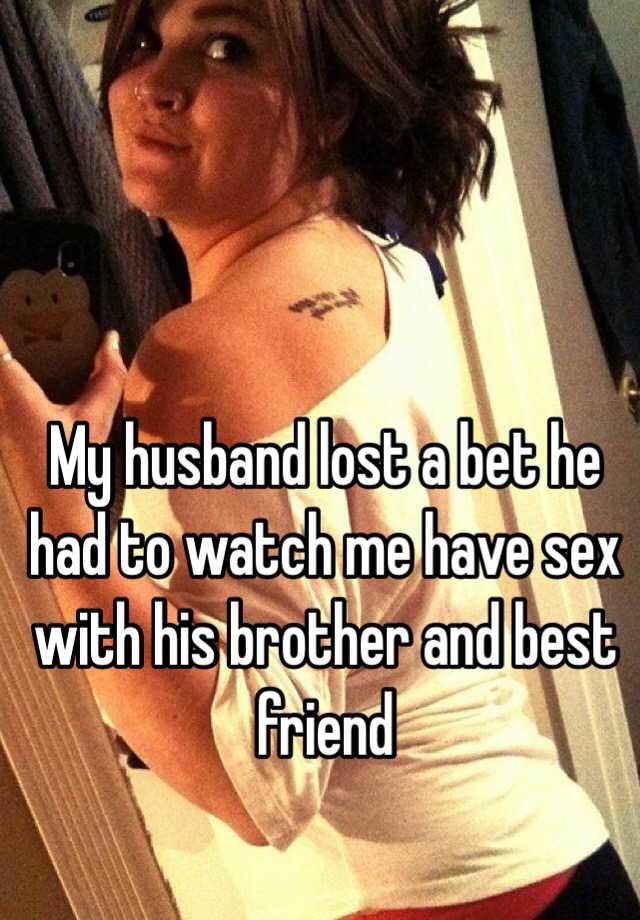 Someone from posted a whisper, which reads "My husband lost a bet he h...