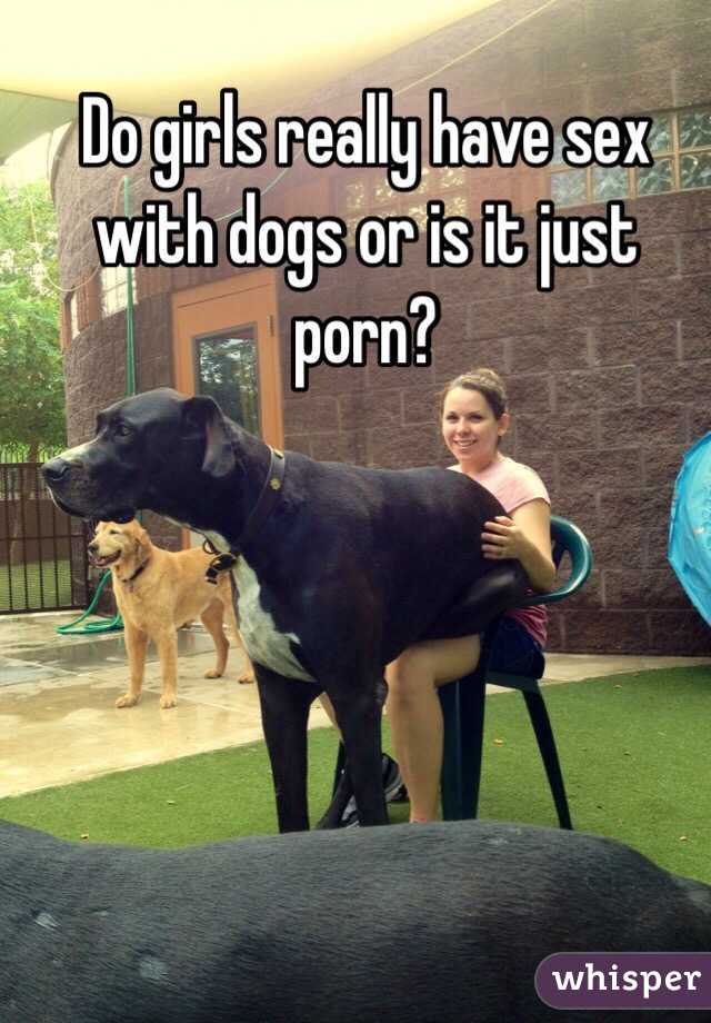 640px x 920px - Do girls really have sex with dogs or is it just porn?