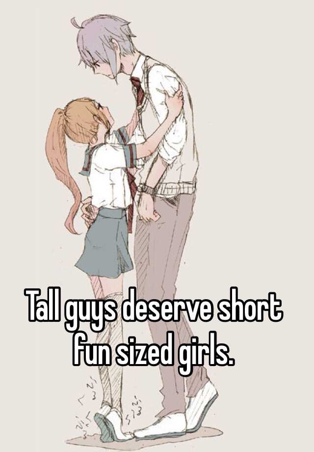 Short girl tall guy anime