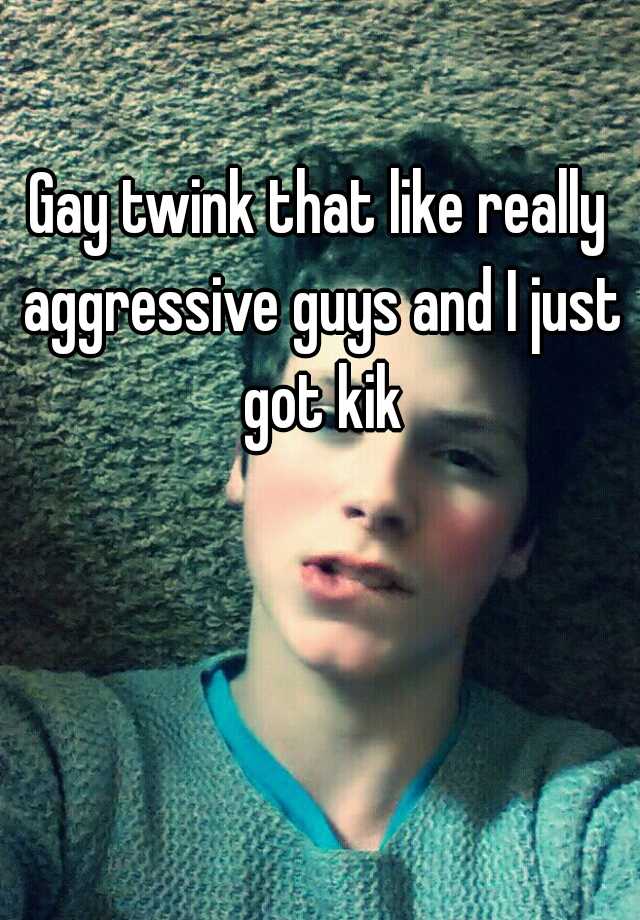 Man and twink