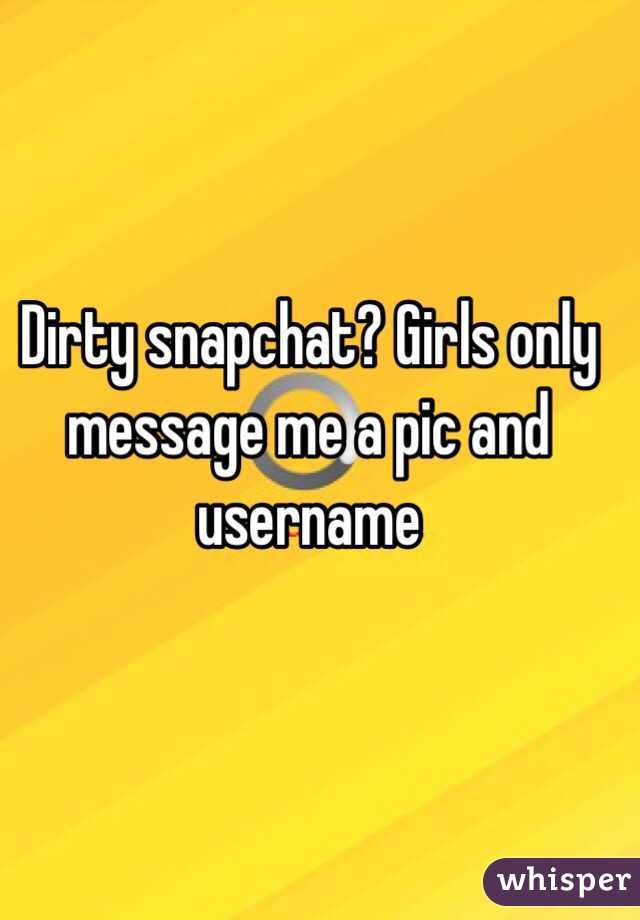 dirty snapchat to follow