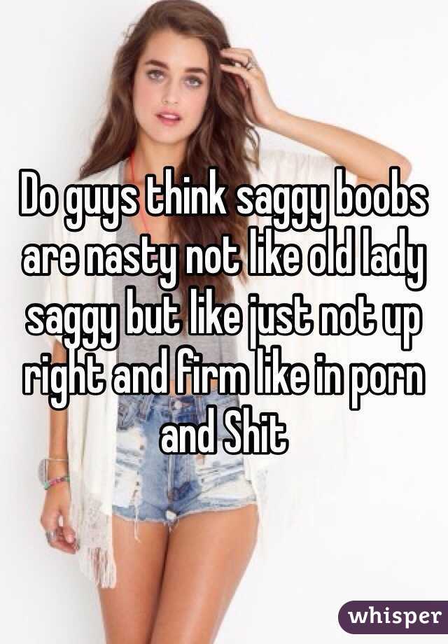 640px x 920px - Do guys think saggy boobs are nasty not like old lady saggy ...