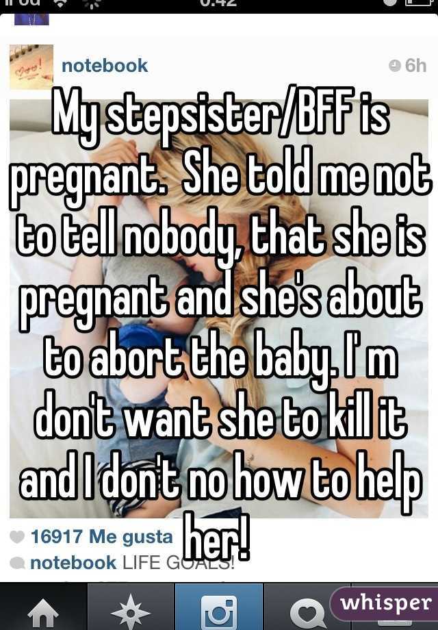 Getting stepsister pregnant