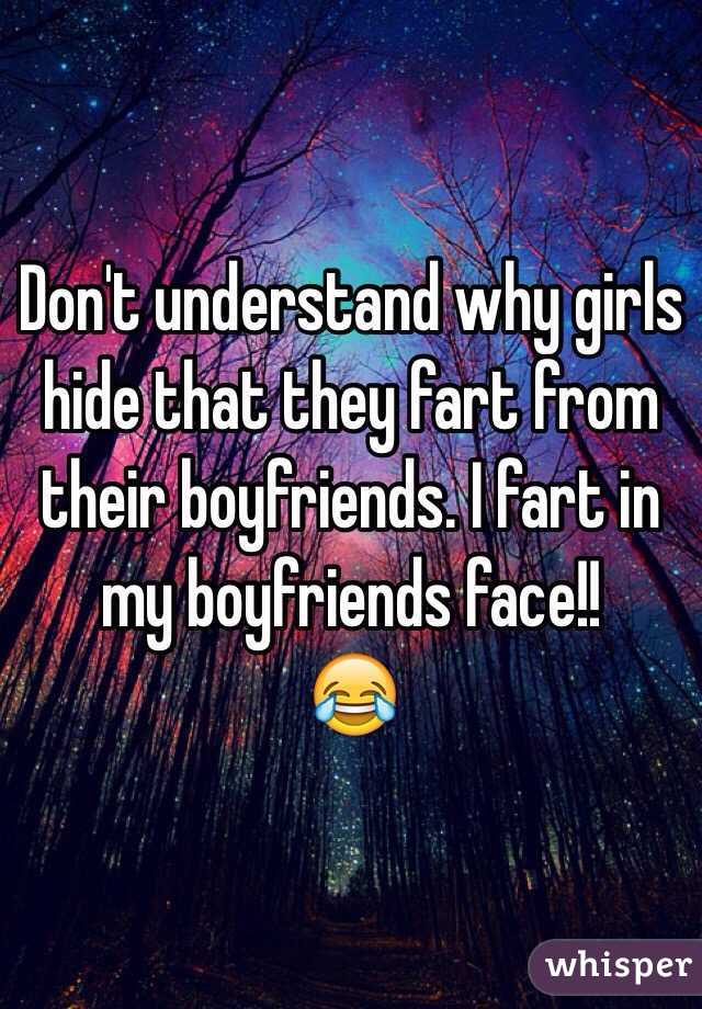 Girl Farts In Boyfriends Face
