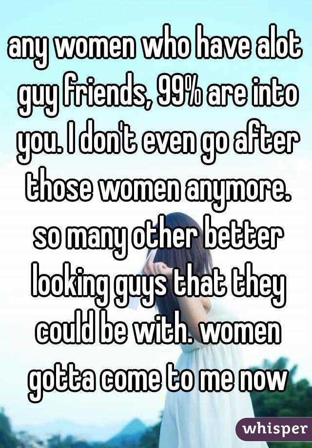 Women with guy friends