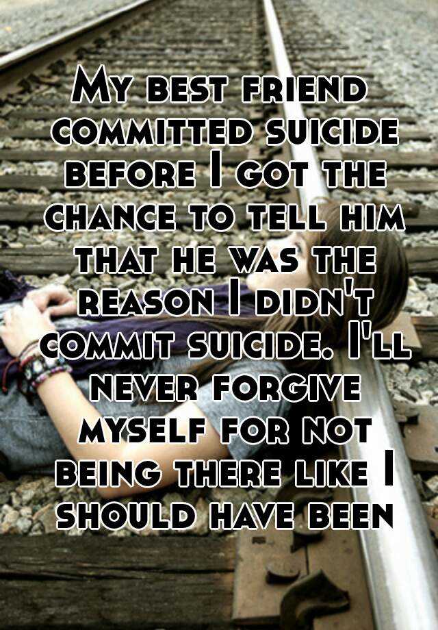 friend committed suicide
