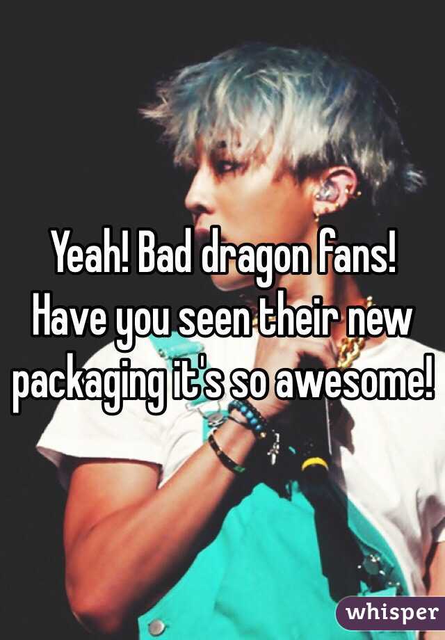 Bad dragon packaging