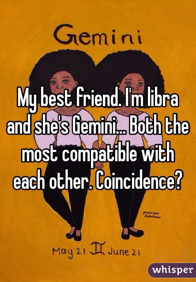 Who is a Libra best friend?