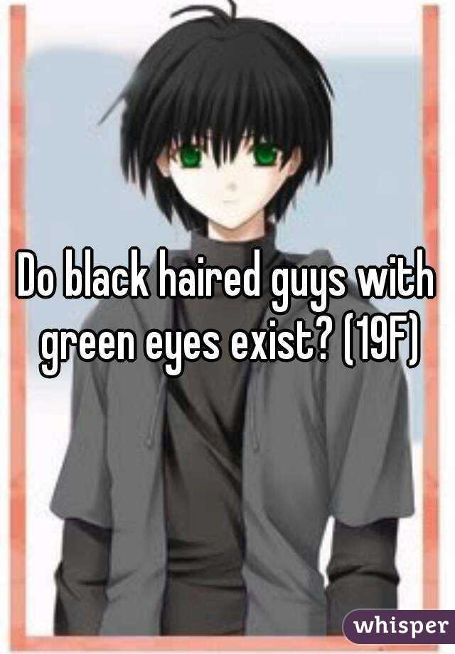 Anime Boy With Black Hair And Green Eyes