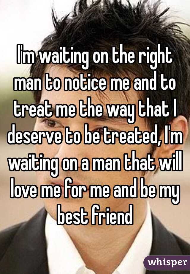 Waiting for the right man