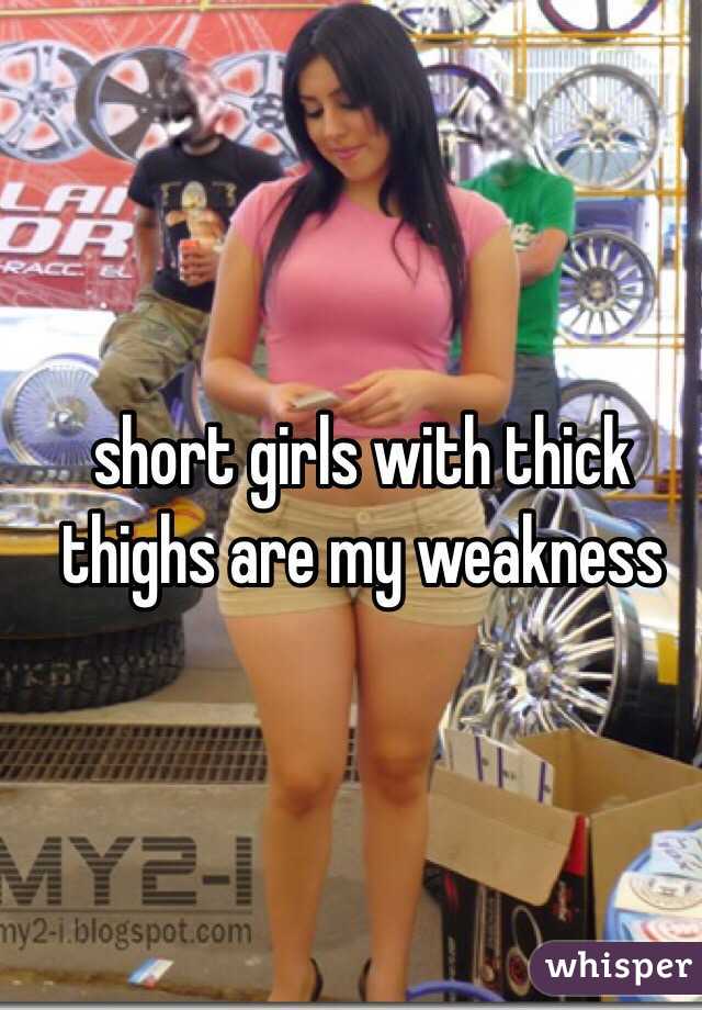 Thighs shorts pics in thick 16 Plus