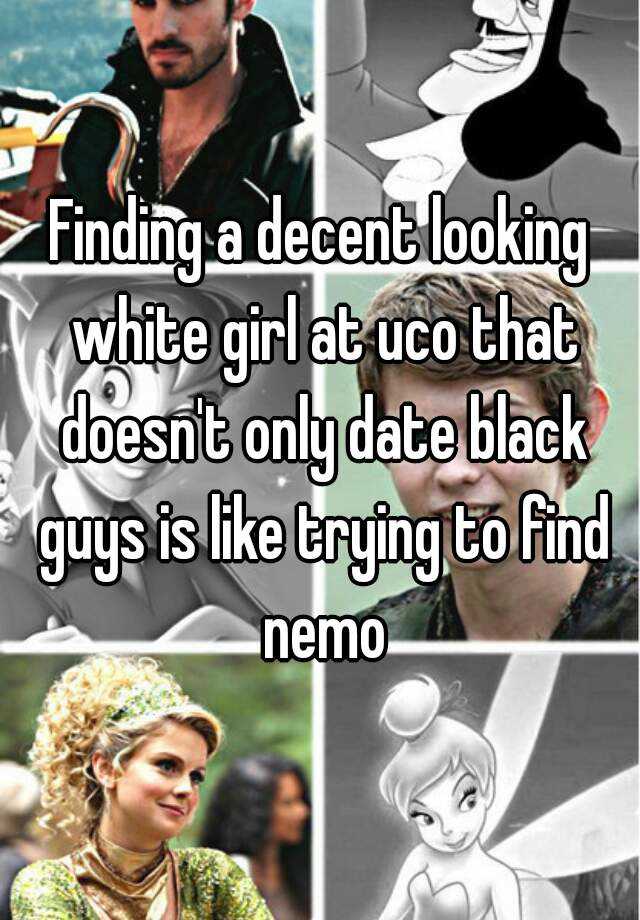Who black girls men white only date A White