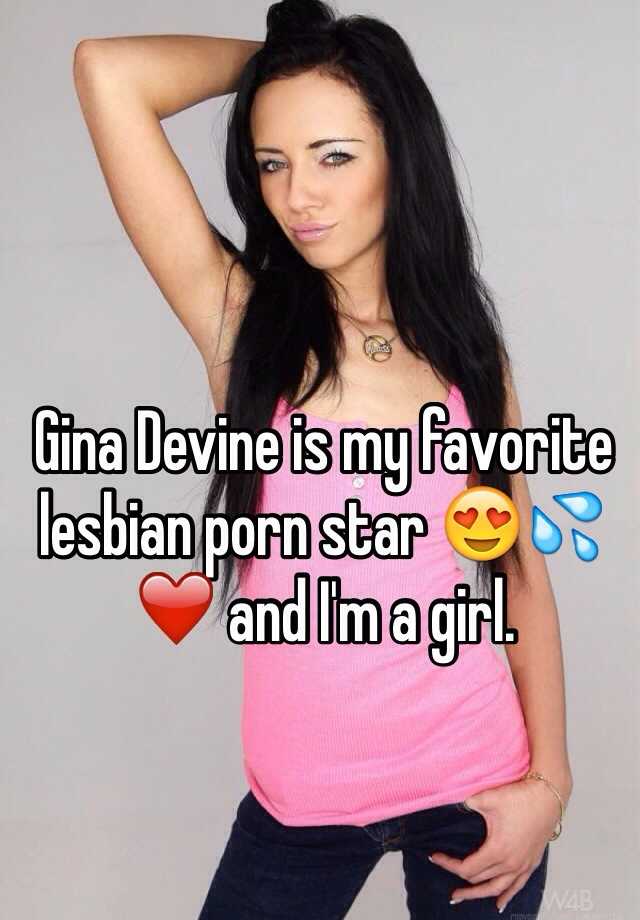 Gina Devine Lesbian Porn - Gina Devine is my favorite lesbian porn star ðŸ˜ðŸ’¦â¤ï¸ and I ...