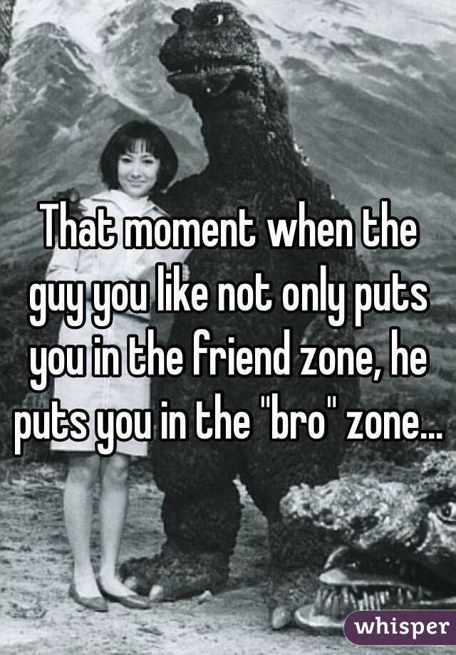 Friend when a zone puts man you the in The Men