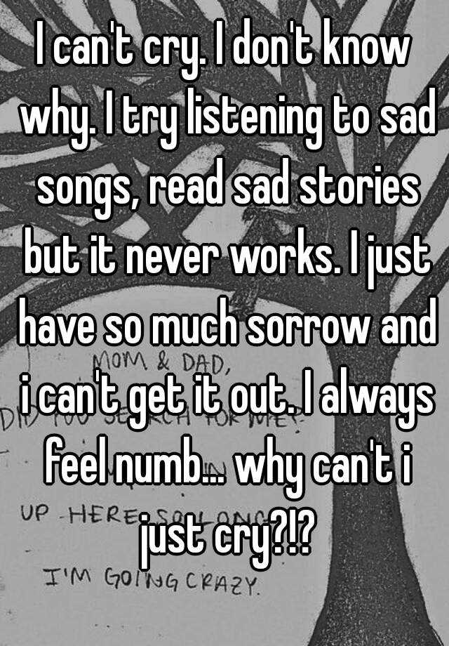 lyrics please can you tell me why so sad