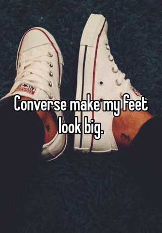 converse on big feet