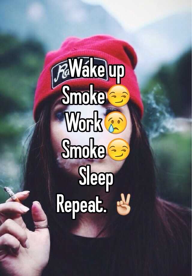 Fumaça vai acordar você?