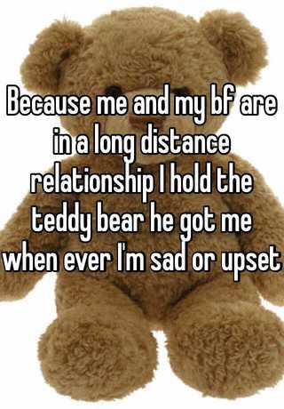 teddy bear for long distance relationship
