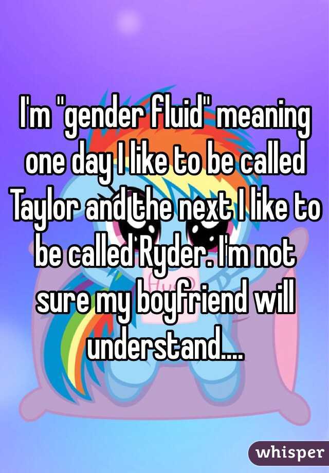 gender fluid meaning