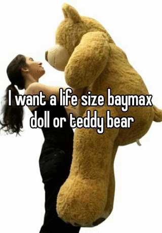 life size baymax plush