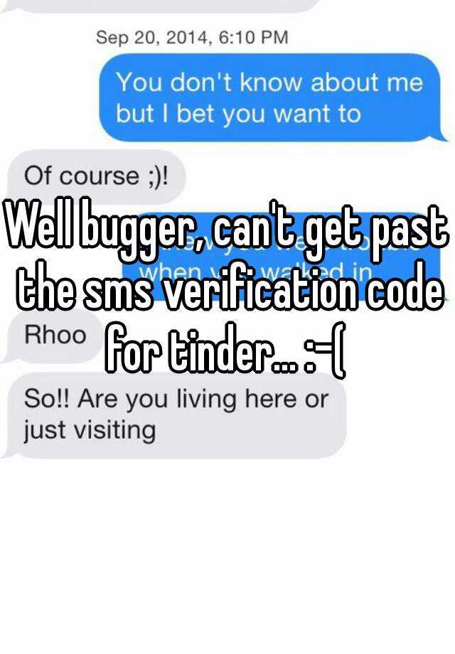 Code tinder how verification get to Register Tinder