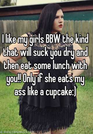 Eat bbw ass