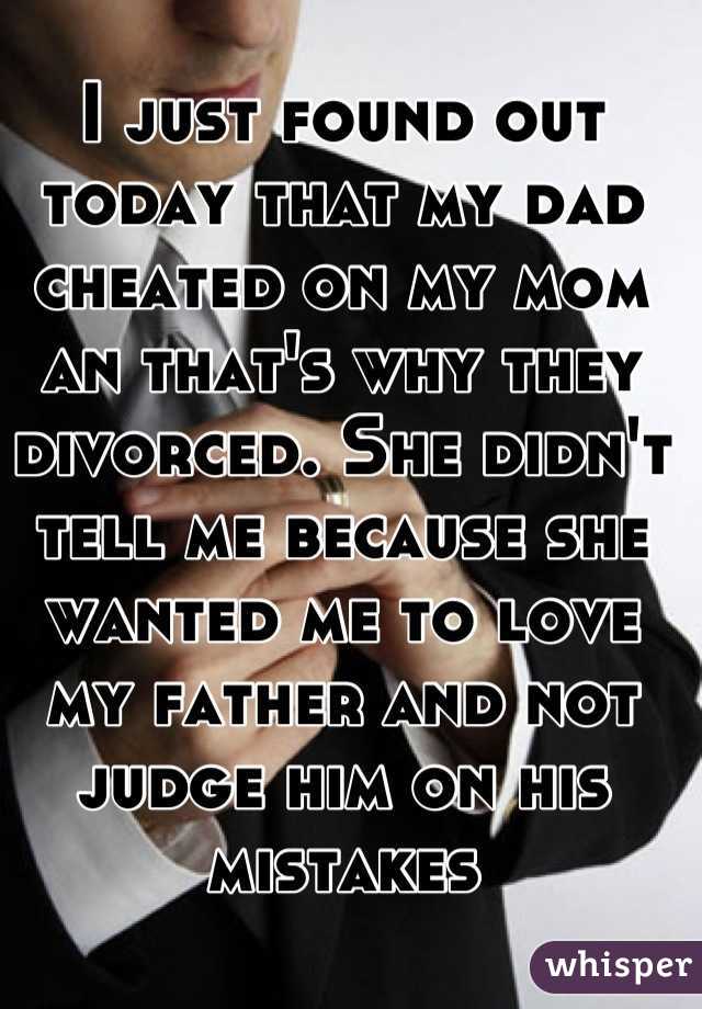 Mother on to father your cheats do your what when 7 Signs