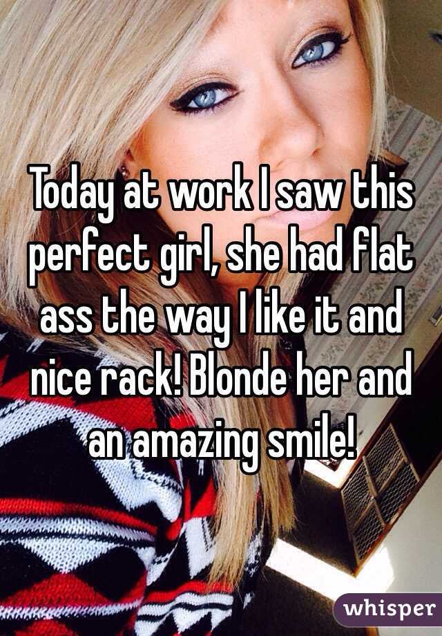 Amazing blonde ass