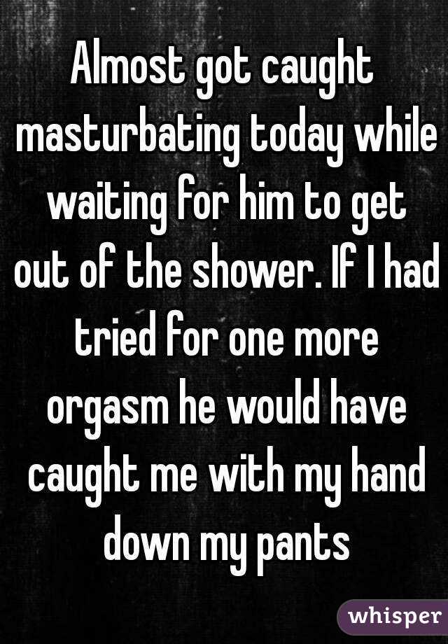 Almost Caught Shower Sex