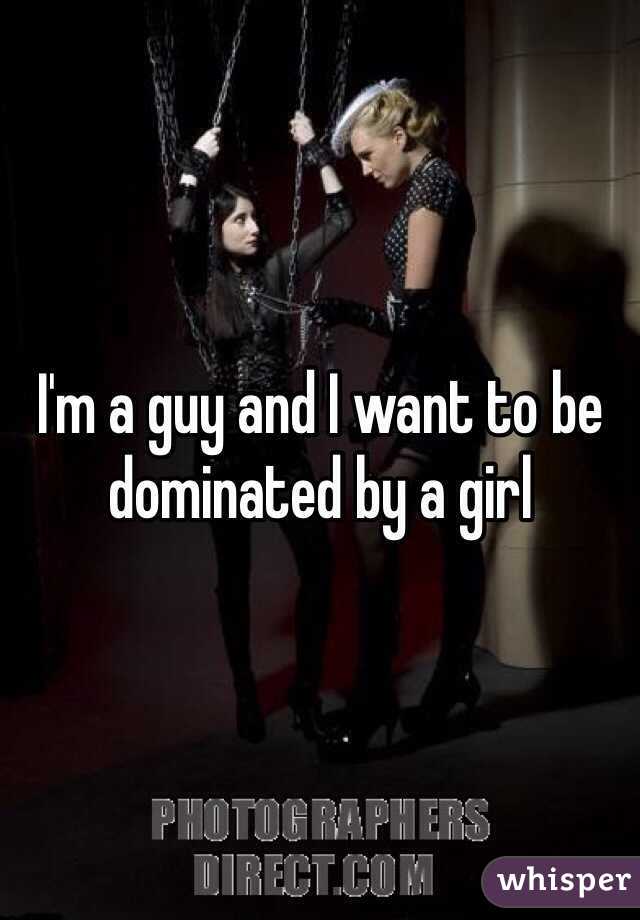 Girl dominating guy