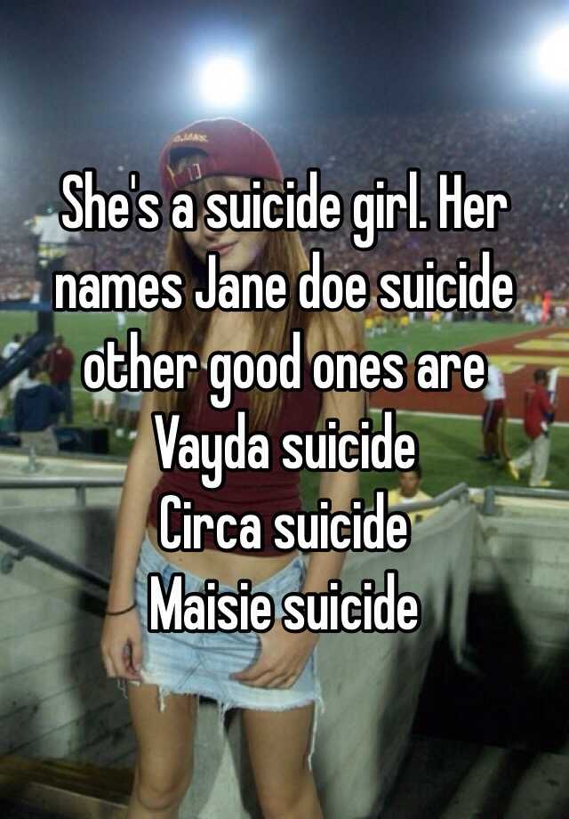 Suicide girl vayda