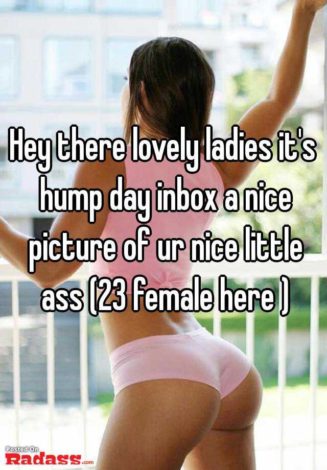 Hey there lovely ladies it's hump day inbox a nice picture of ur nice ...
