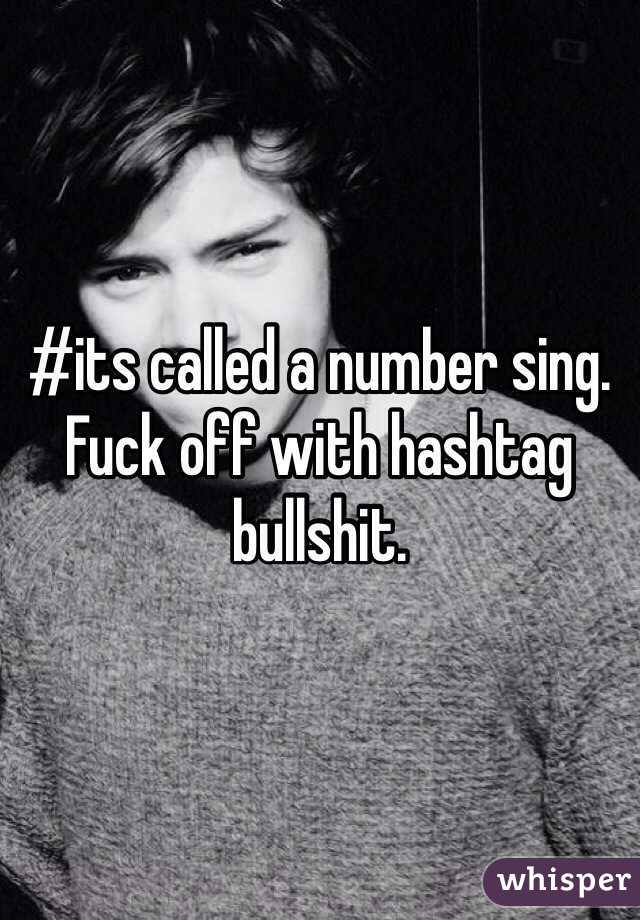 Hashtag fuck a the what is Use Hashtags